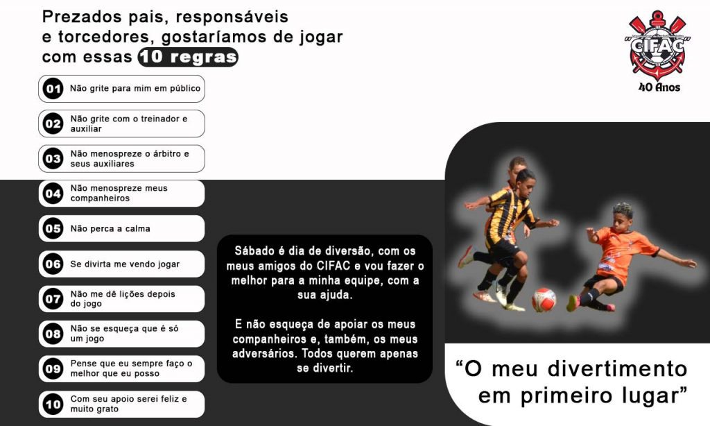 10 regras que gostaríamos de jogar, sempre