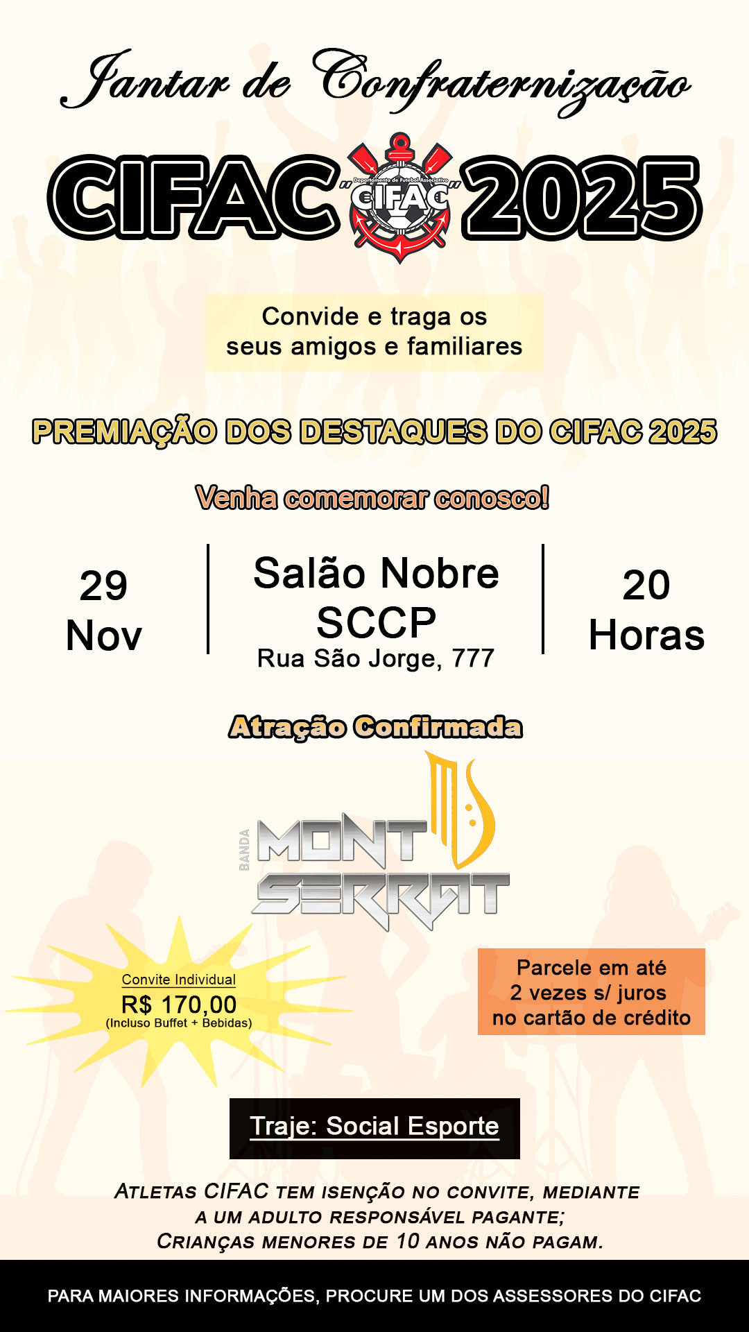 Jantar de Confraternização – CIFAC 2025